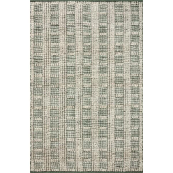 Angela Rose Colton 7 ft. 6 in. x 9 ft. 6 in. Ivory / Sage Contemporary Area Rug