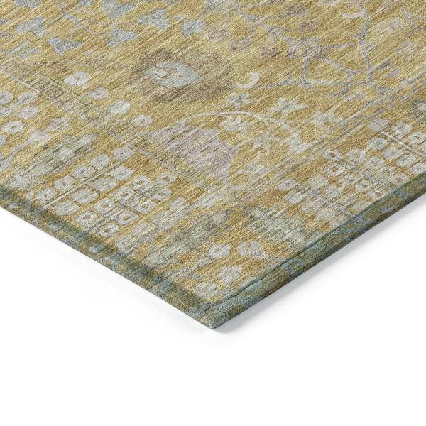Chantille Machine Washable Indoor/Outdoor Abstract ACN2231 Wheat 2 ft. 6 in. x 3 ft. 10 in. Area Rug
