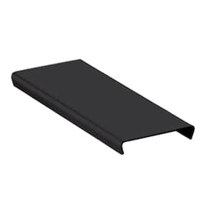 Kerdi-Line-FC 1-3/8 in. x 2 in. Matte Black Linear Drain Cover Plate Floor Installation Kit for Accessory