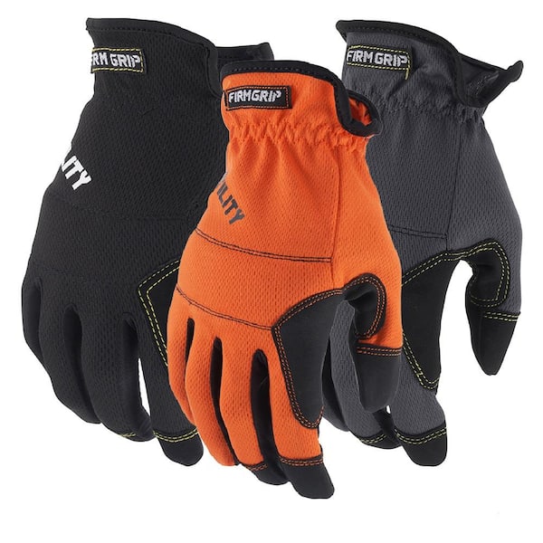 FIRM GRIP XX Large Utility Work Gloves 3 Pack R33104 The Home Depot