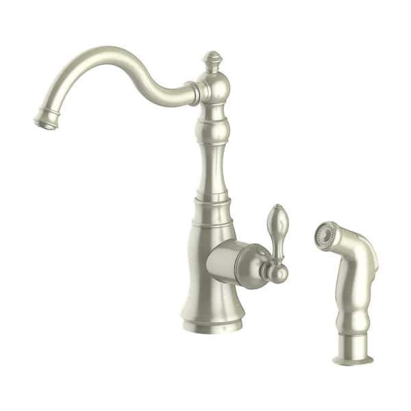 Rembrandt Kitchen Faucet in Brushed Nickel