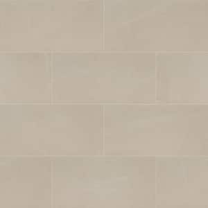 Turna Cream 12 in. x 24 in. Matte Porcelain Stone Look Floor and Wall Tile (14 sq. ft./Case)