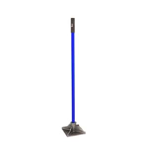 8 in. x 8 in. Dirt Tamper Bolted Steel Handle