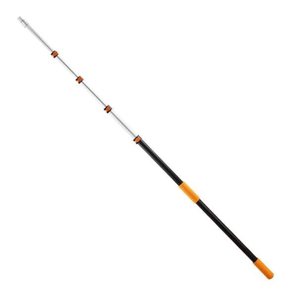 4.66-19 ft. Telescopic Extension Pole, Aluminum Alloy with Flip-Lock, High Reach Roller for Painting, Dusting, Cleaning