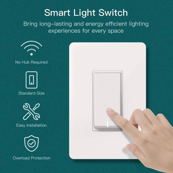 switch　ホワイト Jasco 46562 Z-Wave Plus In-Wall Smart Switch with QuickFit