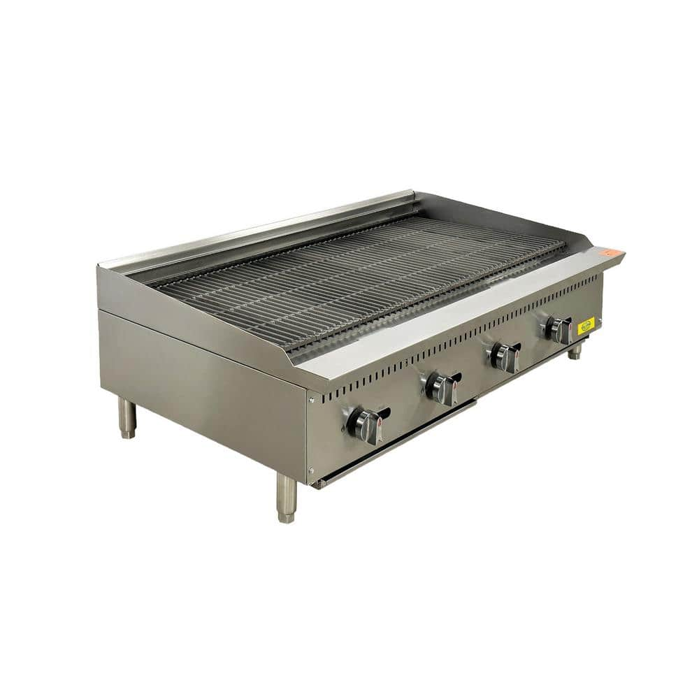 Elite Kitchen Supply 48 In Commercial Nsf Stainless Steel Radiant Broiler Ecb48 Ecb48 The