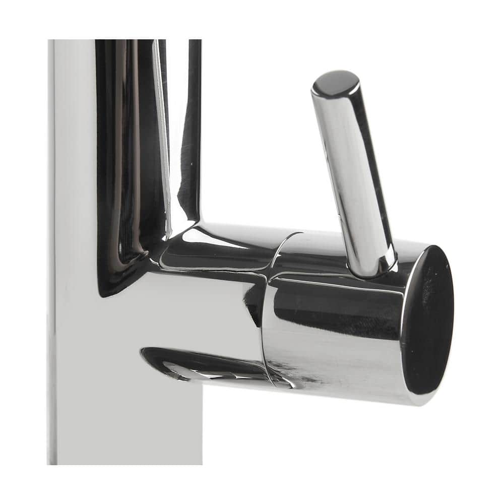 Polished Stainless Steel Retractable Pot Filler Faucet