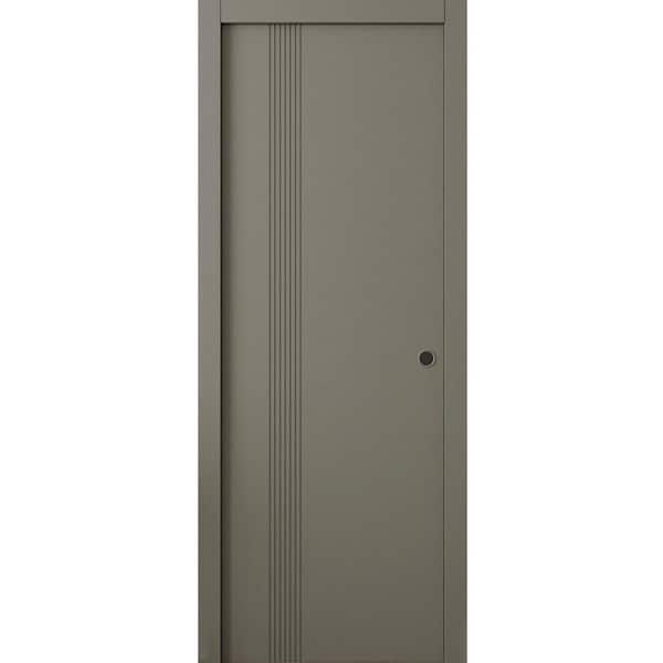 Sartodoors 3011 30 in. x 80 in. Universal/Reversible Oak Franko