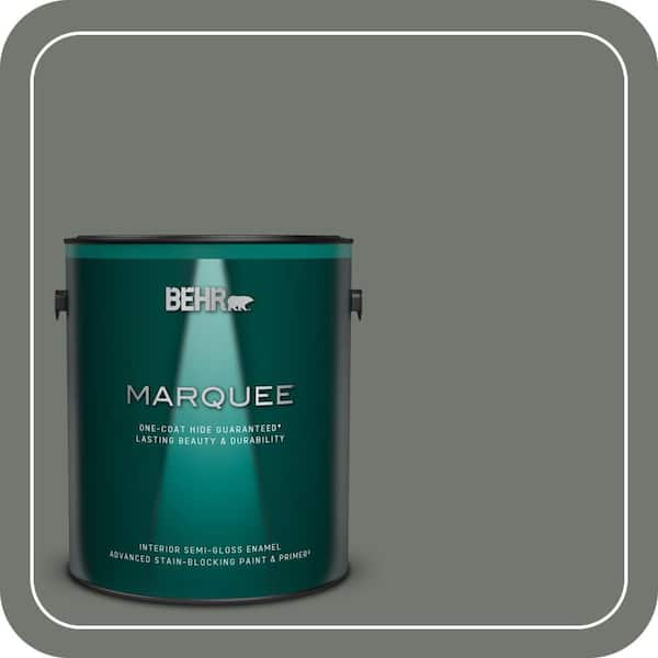 BEHR MARQUEE 1 gal. #T17-13 In the Woods Semi-Gloss Enamel Interior Paint & Primer