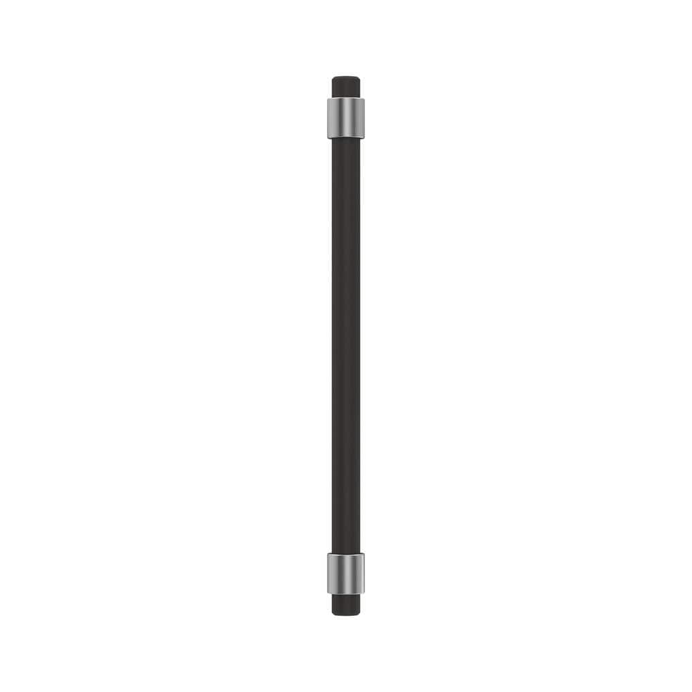 Amerock 7.44" Matte Black and Chrome Modern Cabinet Bar Pull