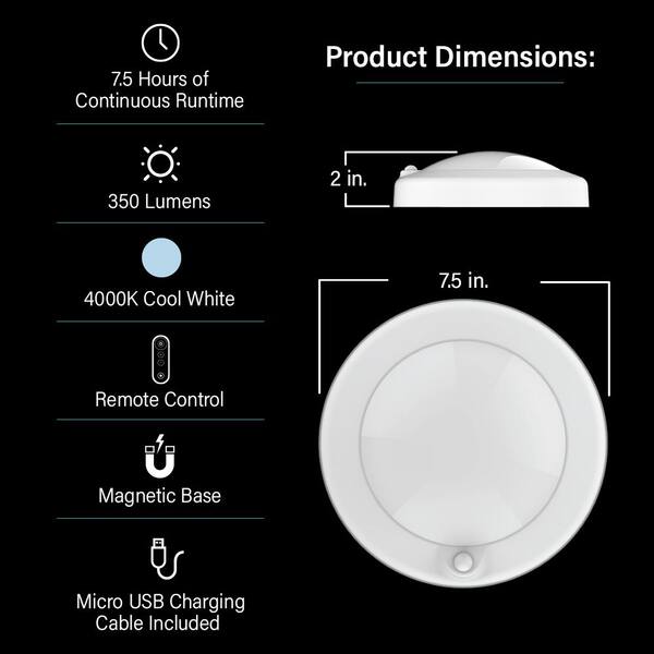 led ceiling light rechargeable