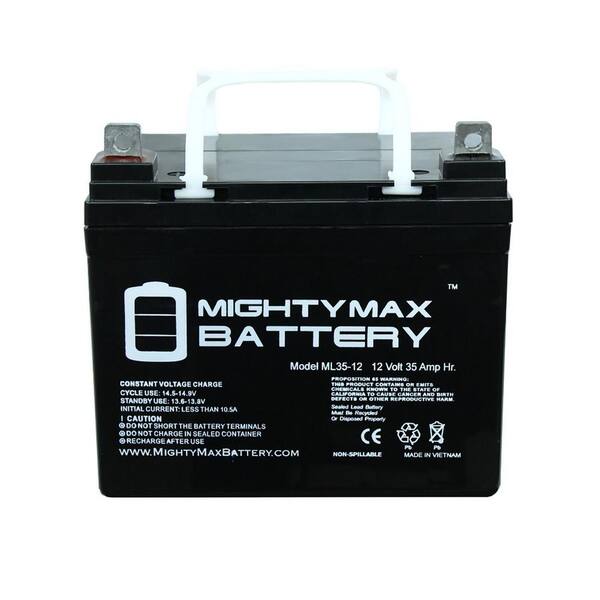 MIGHTY MAX BATTERY ML35-12 - 12V 35AH Invacare Pronto M41 