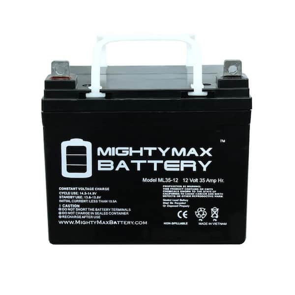 12-Volt 35AH Battery Replaces 33ah Enersys Genesis NP33-12 - 4 Pack