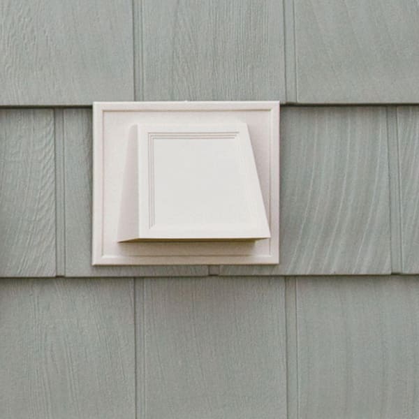Intake/Exhaust Siding Vent #117-Bright White Intake/Exhaust Siding Vent #117-Bright White