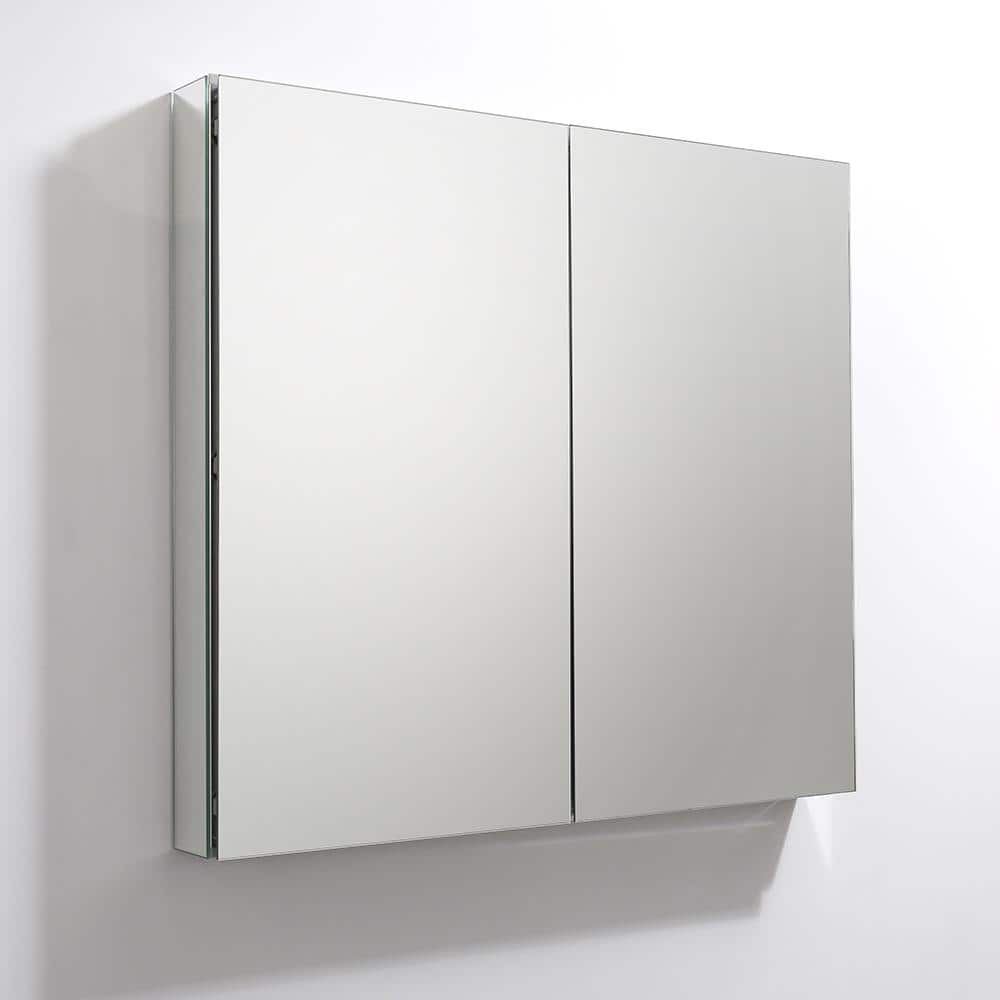 Modern Frameless Rectangular Bathroom Medicine Cabinet with Mirrors