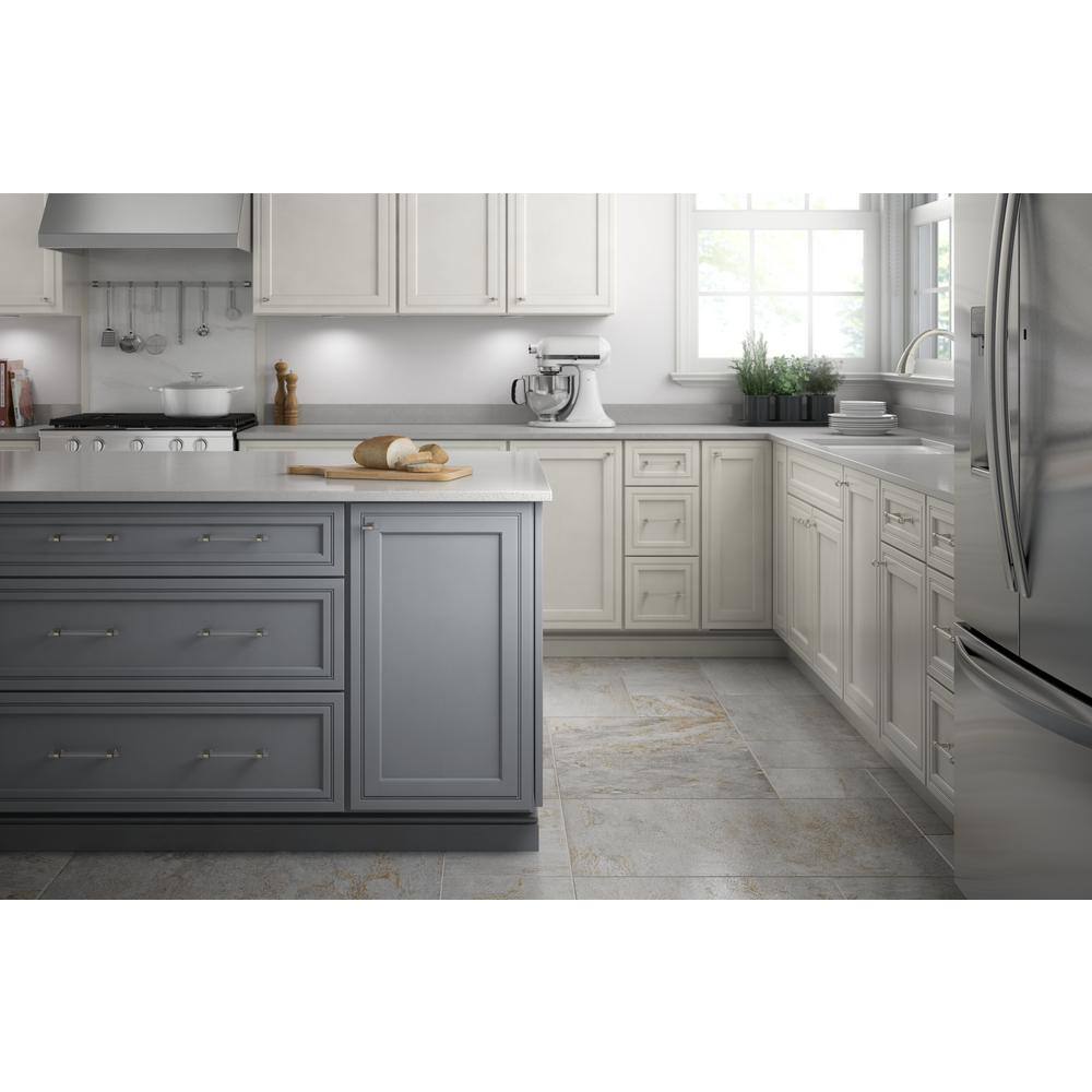 Polished Nickel and Clear Acrylic T-Handle Cabinet Knob