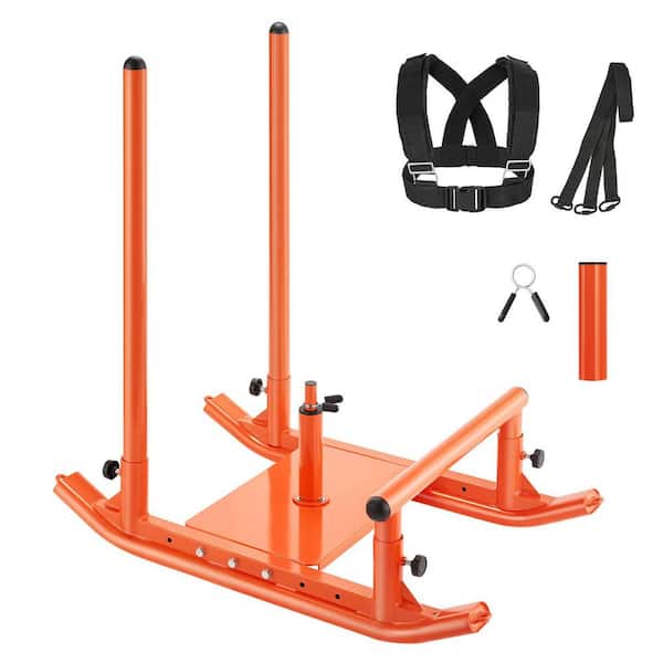 Weight Sled, Steel Power Sled, Fitness Strength Training Sleds for Athletic Exercise Speed Improvement, Workout Fitness