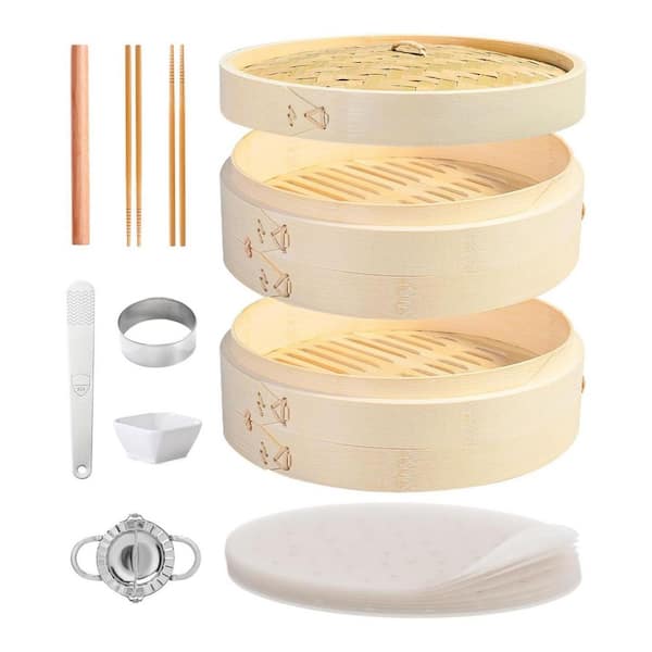 Set of 2 Ceramic Stew Pot with Lid Microwave Dishwasher Safe Steam Cuisine Soup Custard Bowls for Egg Vegetable