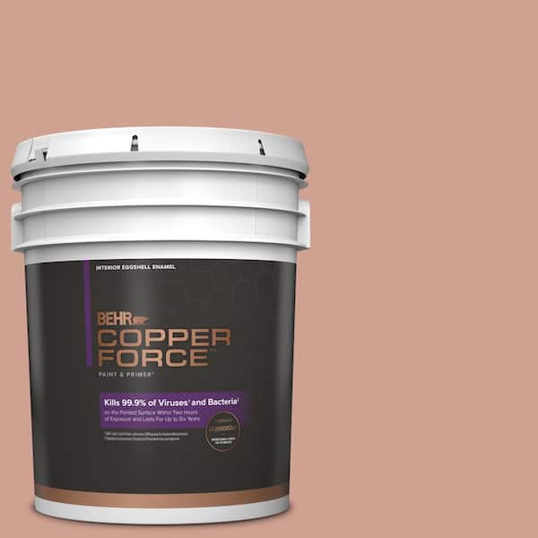 COPPER FORCE 5 gal. S1804 Shiny Kettle Eggshell Enamel Virucidal and Antibacterial Interior