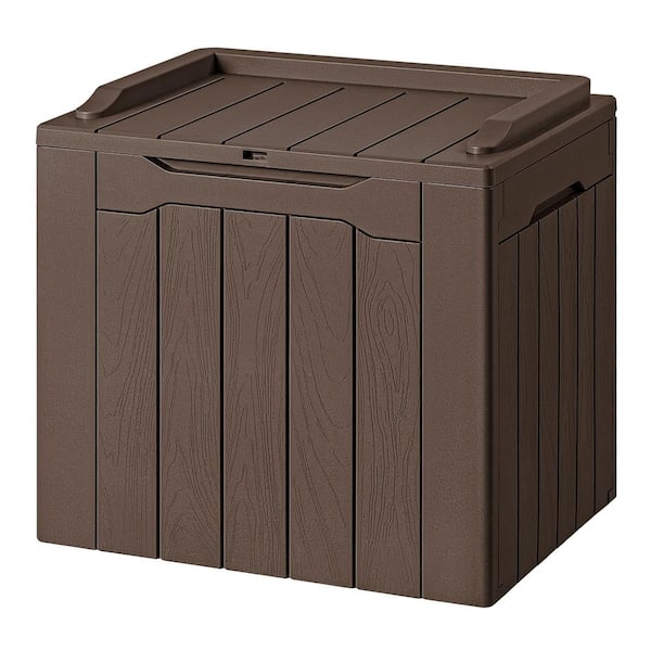 Unbranded 30 Gal. Brown Resin Deck Box