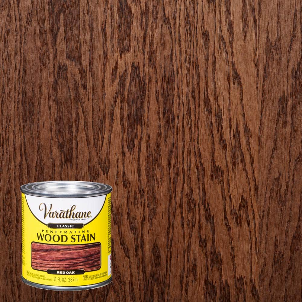 Varathane 8 Ounce Red Oak Classic Interior Wood Stain (4-Pack) 339728 ...