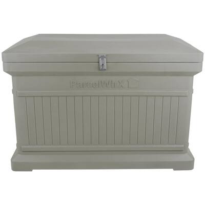 ParcelWirx Prestige Pewter Horizontal Lockable Package Delivery Box