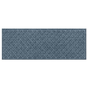 WaterHog Cordova Bluestone 35 in. x 85 in. PET Polyester Door Mat