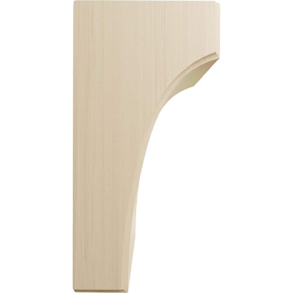 Clarksville 8" Hand-Carved Rubberwood Corbel Bracket