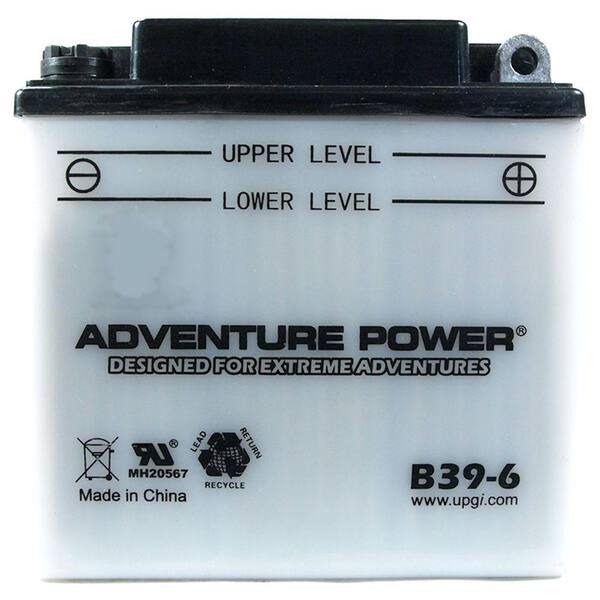 UPG Conventional Wet Pack 6-Volt 7 Ah Capacity F Terminal Battery