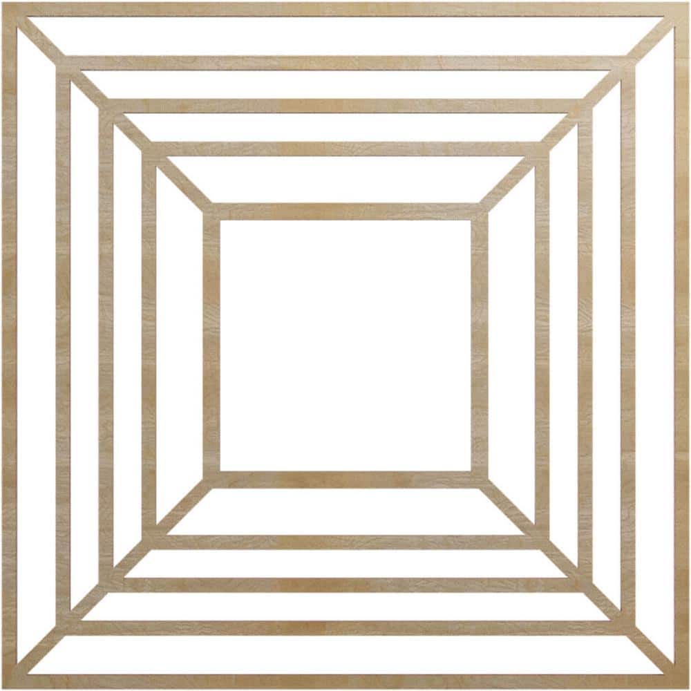 0.25 in. x 28 in. x 28 in. Wood (Hickory) Medallion Moulding price history on PriceWatchPro