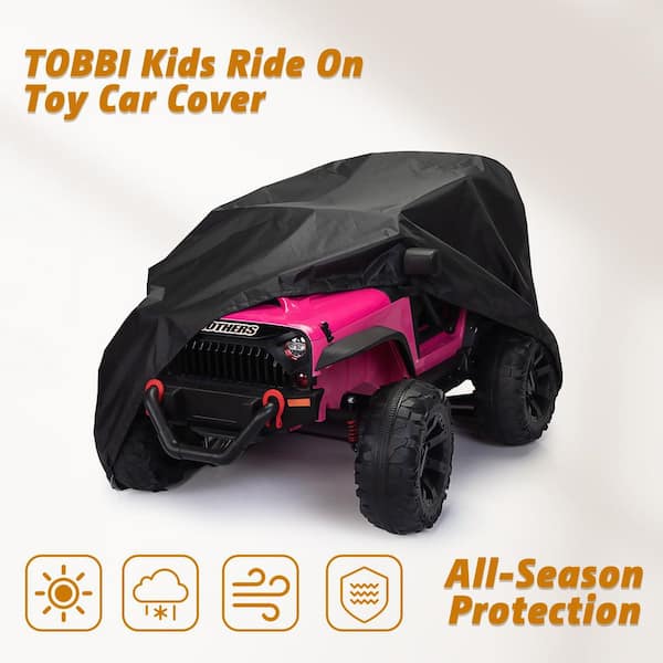 TOBBI 55 in. L Kids Electric Ride On Toy Car Cover Waterproof All