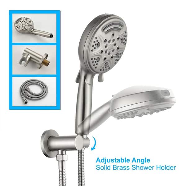 Satico 2-Handle 9-Spray Tub and Shower Faucet and Handheld Combo 