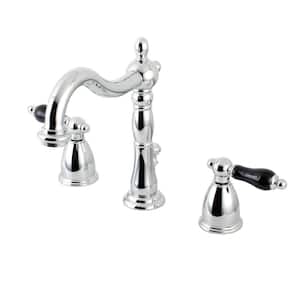 Duchess 2-Handle 8 in. Widespread Bathroom Faucets with Plastic Pop-Up in Polished Chrome