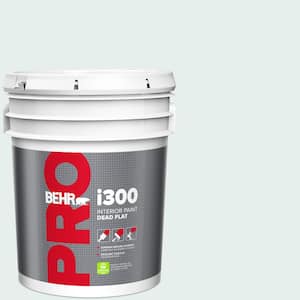 5 gal. #730E-1 Polar White Dead Flat Interior Paint