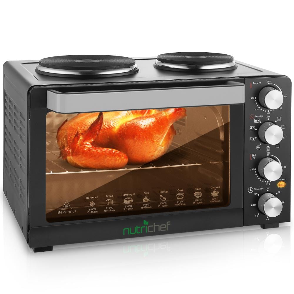 NutriChef MultiFunction Convection Oven Counter Top Rotisserie