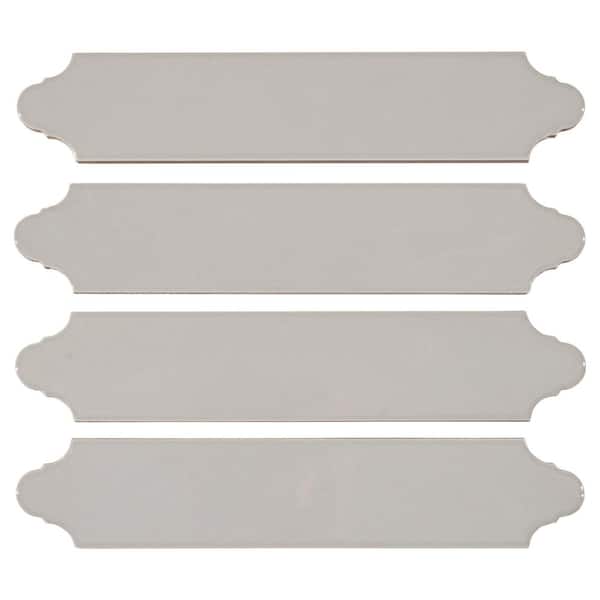Concerto-Brassini Burtam 2 in. x 9 in. Glossy Ceramic Lantern Wall Tile (8.63 sq. ft./Case)