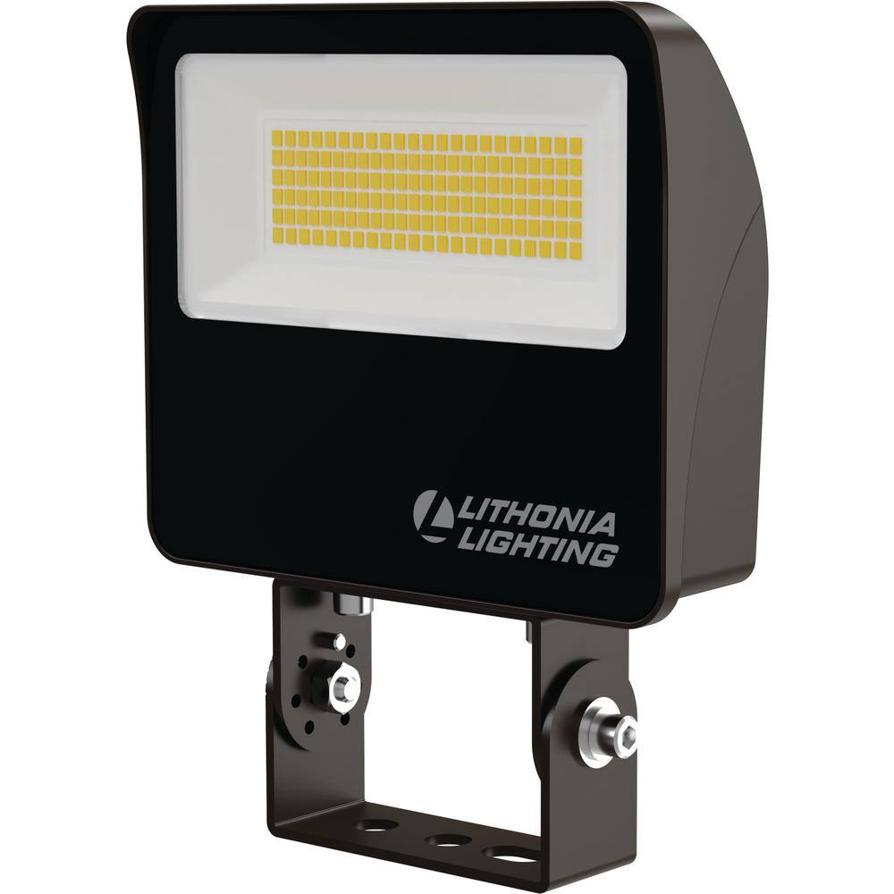 Lithonia Bronze Aluminum LED Floodlight with Adjustable Mount