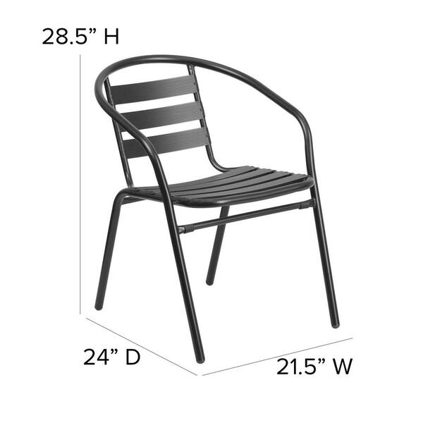 Carnegy Avenue 3-Piece Square Aluminum Outdoor Dining Set