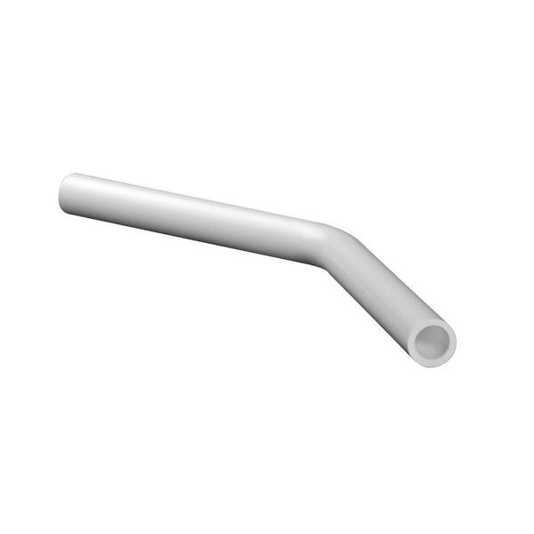 Veranda 1-1/2 in. Vinyl 38-Degree Radius Handrail Section