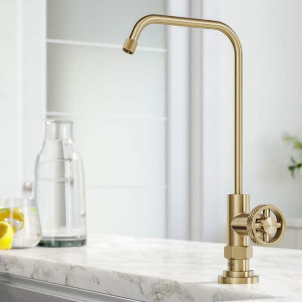Urbix Single Handle Beverage Faucet in Brushed Gold