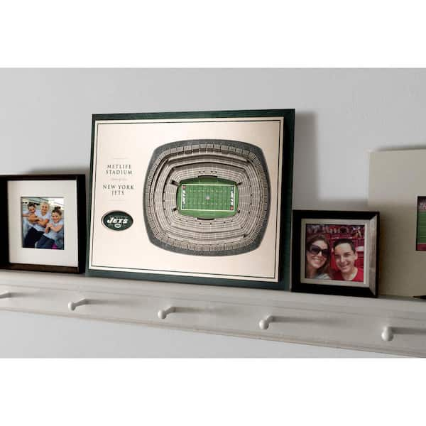 NEW YORK JETS Metlife Stadium 25-layer 3D Wall Art 