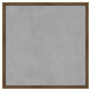 Lucie Light Bronze 21 in. x 21 in Framed Magnetic Board