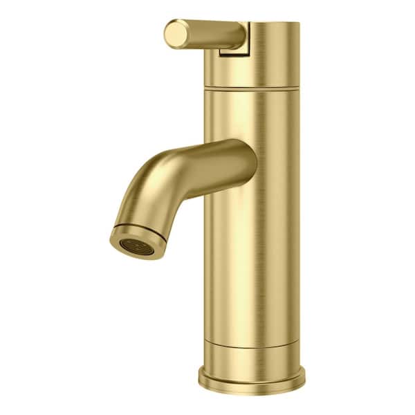 Pfister Contempra Single Hole Single-Handle Bathroom Faucet in Brushed Gold