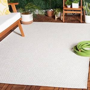 Sisal All-Weather Ivory 4 ft. x 6 ft. Solid Woven Indoor/Outdoor Area Rug