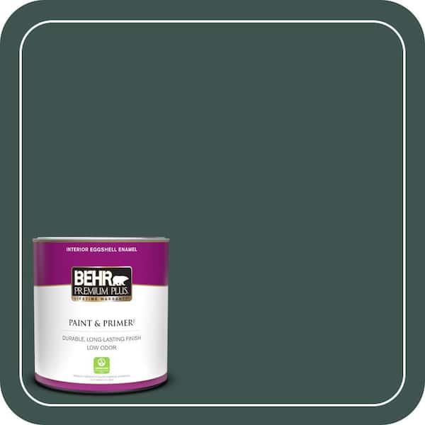 BEHR PREMIUM PLUS 1 qt. #480F-7 Sycamore Tree Eggshell Enamel Low Odor Interior Paint & Primer