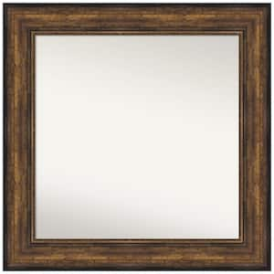 Ballroom Bronze 33.5 in. W x 33.5 in. H Square Non-Beveled Framed Wall Mirror in Bronze