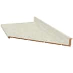 hampton bay white cascade countertop