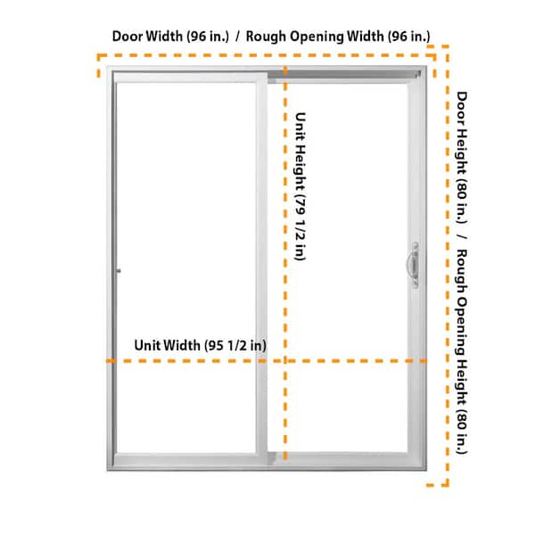 Full Lite Sliding Patio Door, How To Measure A Sliding Glass Door