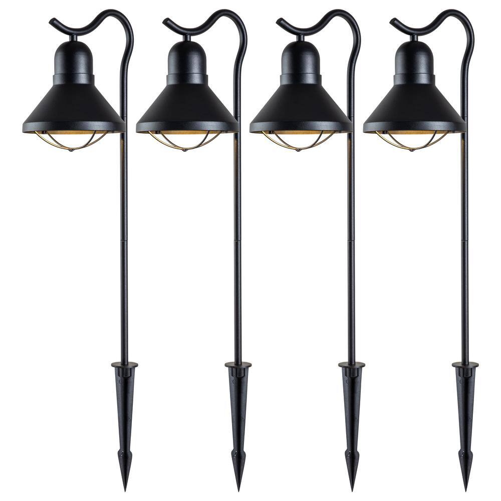 Matte Black Low Voltage LED Pathway Light Multipack