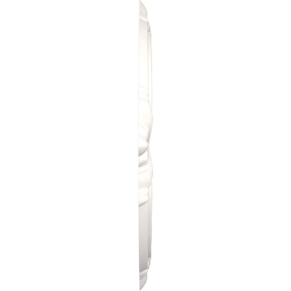 22" White Thermoformed PVC Decorative Ceiling Medallion